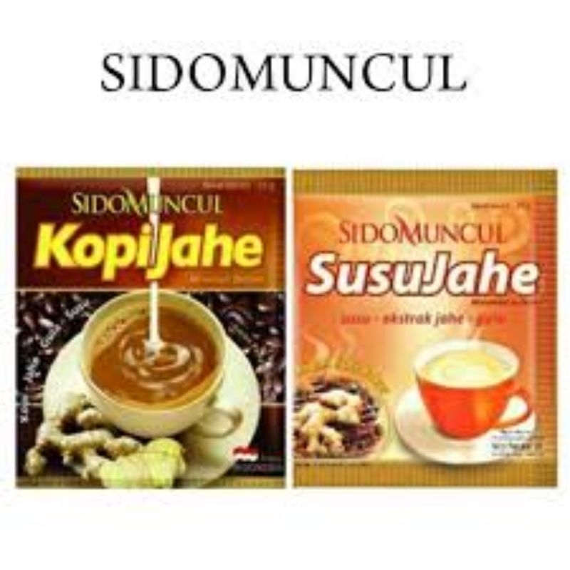 

Kopi Jahe, Susu Jahe Sidomuncul