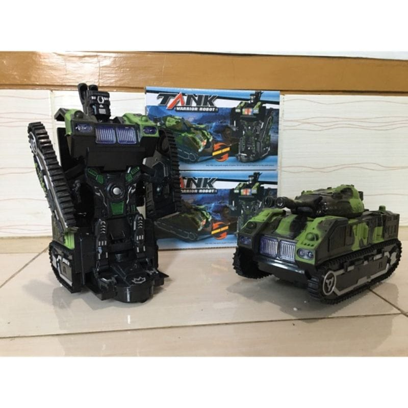 Mainan Edukasi Tank Warrior Robot | Mainan Tank Jadi Robot No. 335 99F