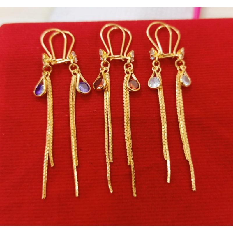 ANTING JURAI DEWASA PERAK 925 LAPIS MAS 24K