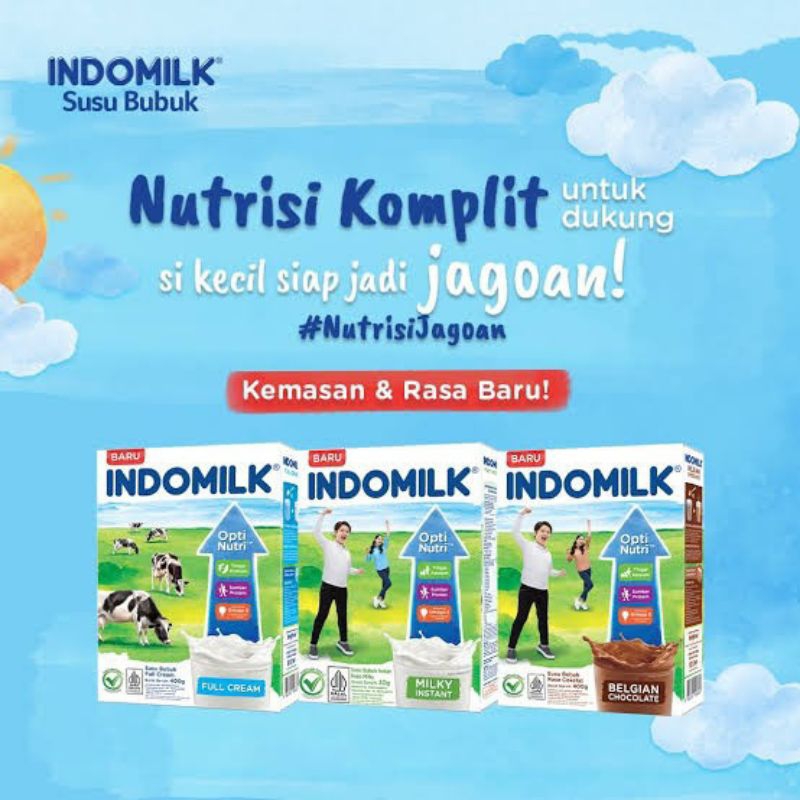 

Indomilk Susu Bubuk 800 gram Rasa Belgian Coklat / Full Cream / Milky Instant