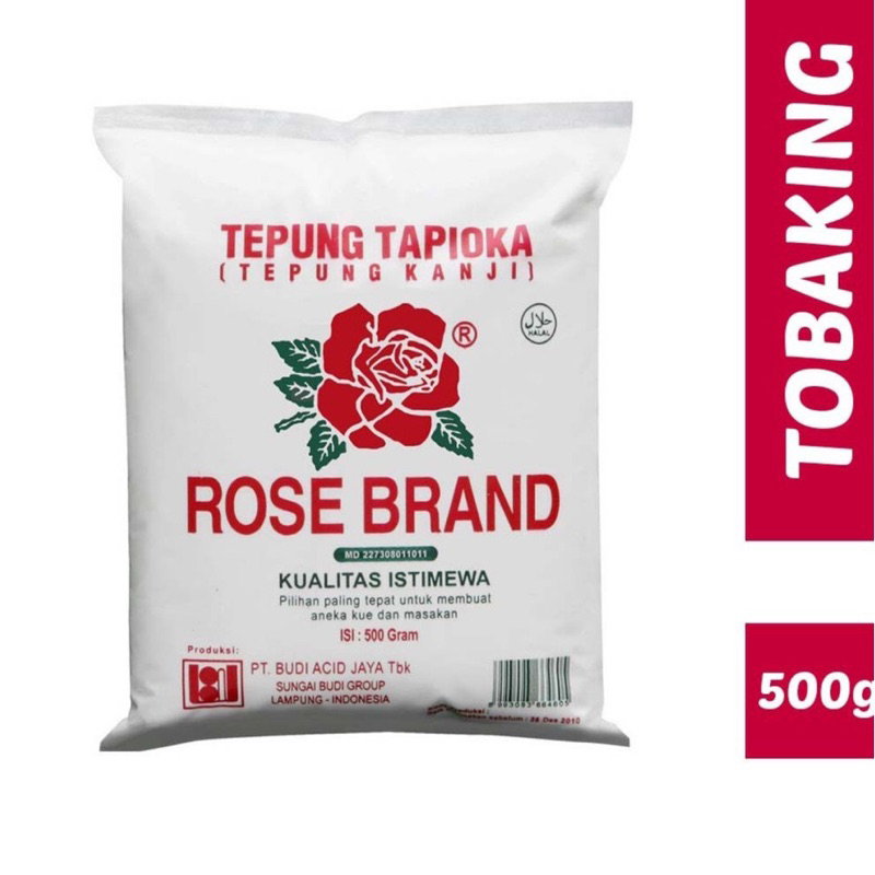 

Tepung Tapioka Kanji Rose Brand 500gr