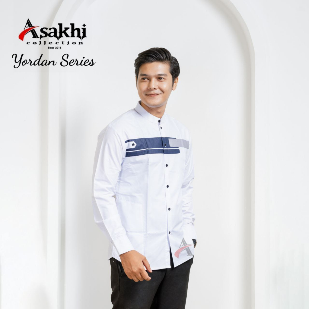 Baju Koko Pria Dewasa Lengan Panjang MotifJordan Kombinasi Batik Terbaru Baju Koko Anak Motif Jordan