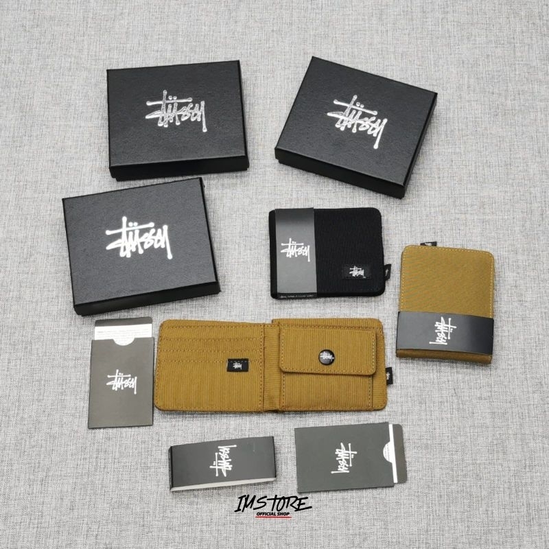 Stussy Wallet 3 model Fullset Full Tag / Dompet stussy