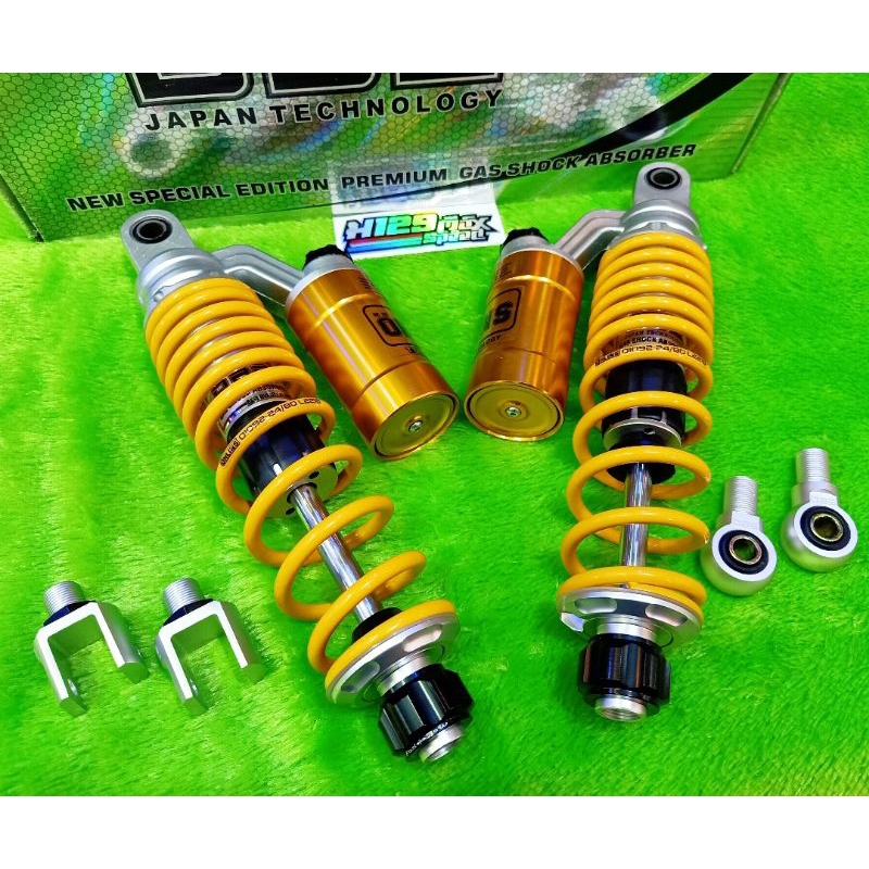 shock 340mm dbs premium tabung atas double mounting supra 125/110 nmax old dan nmax old