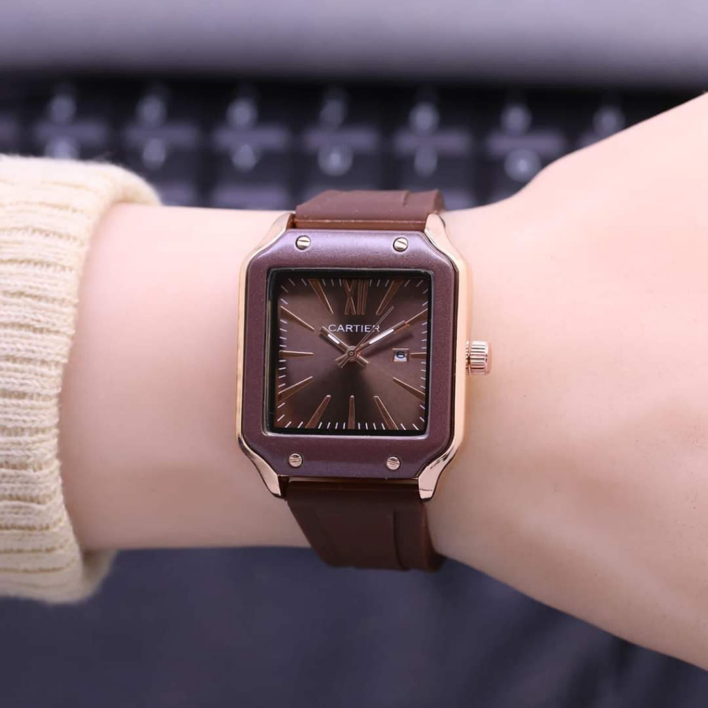 JAM TANGAN TERBARU/JAM TANGAN FASHION WANITA CARTIER/JAM TANGAN WANITA/JAM TANGAN ANALOG/