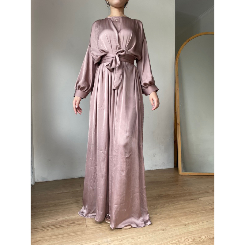 Zéa - Shiren - Dress Satin Silk Polos Maxi