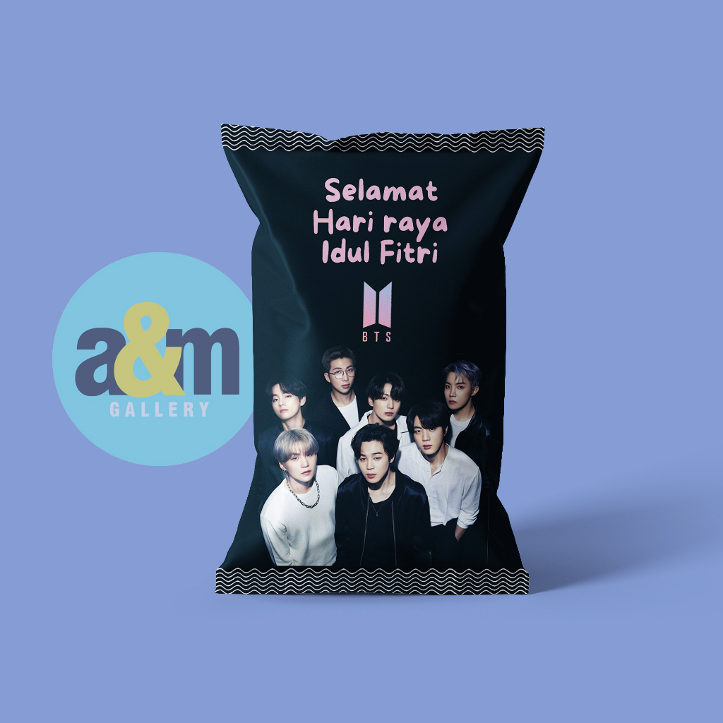 (isi 5pcs) Amplop Lebaran BTS Motif Permen 2023