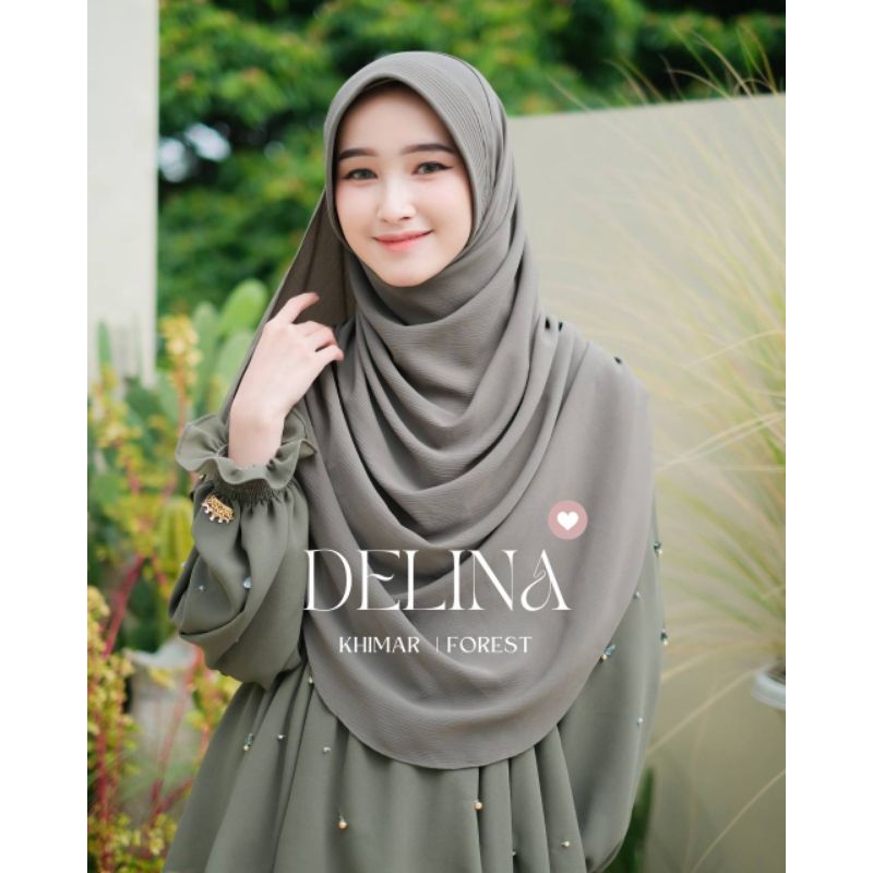 (READY) DELINA CURVE by Kazami | Khimar malaysia | malaysian scarf | khimar syar'i