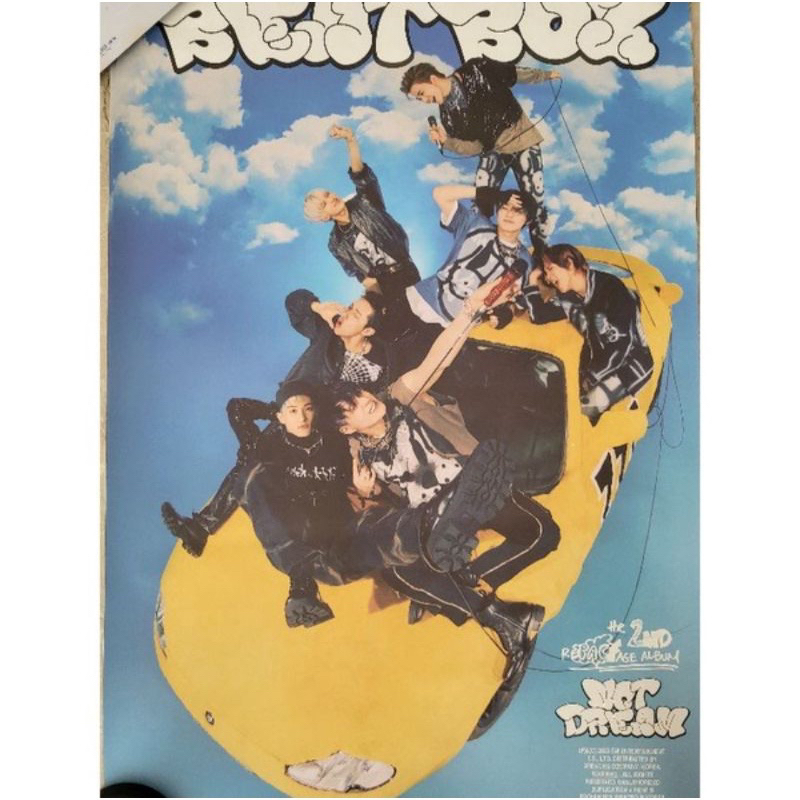 [ ready stock ] Folded Official Poster NCT Dream Beatbox Young Star ver album photobook digipack jae