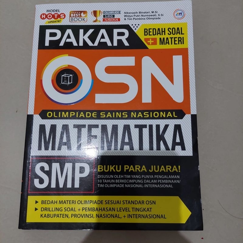 [Preloved] Buku Pakar Olimpiade Sains Nasional (OSN) Matematika SMP