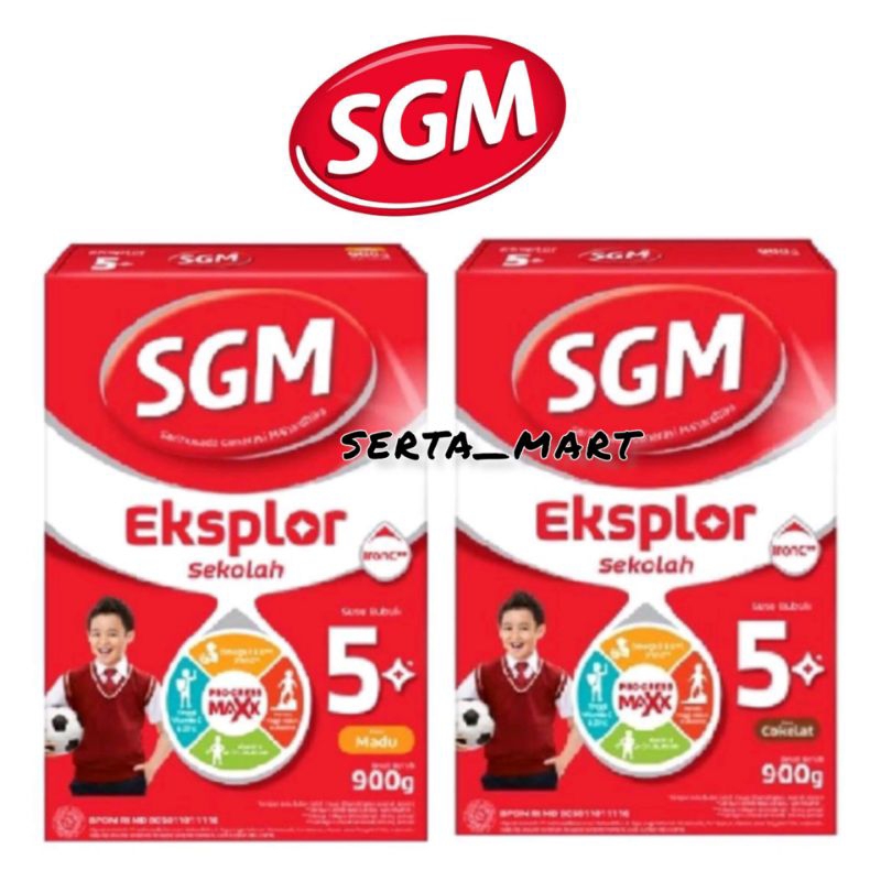 

SGM Eksplor 5+ Madu / Cokelat 900 gr- Susu SGM 5 Plus Explor Sekolah Coklat 900gr