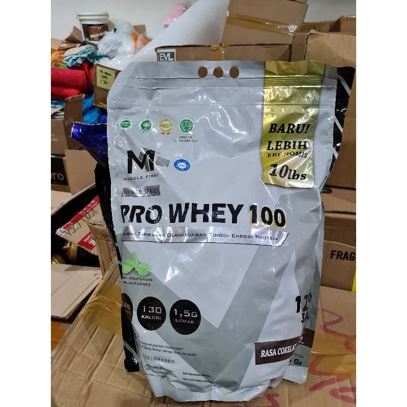 m1 PRO WHEY 100 MUSCLE FIRST susu 10 LBS BPOM HALAL PROTEIN PROWHEY 10LBs