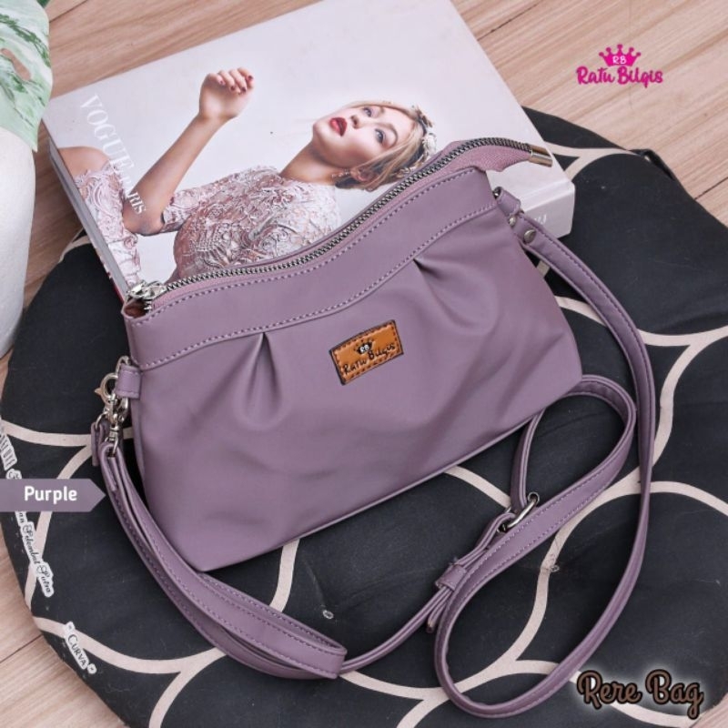 READY STOK TAS SELEMPANG RERE BAG BY RATU BILQIS BAHAN CHOCOLY ANTI AIR WATERPEPOOF PREMIUM