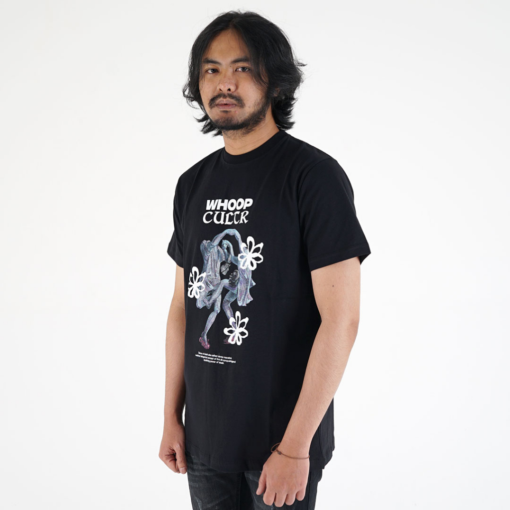 Whoopculture Tshirt &quot;Dense&quot; Black