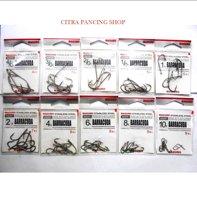 Kail Pancing Maguro Baracuda STAINLESS STEEL