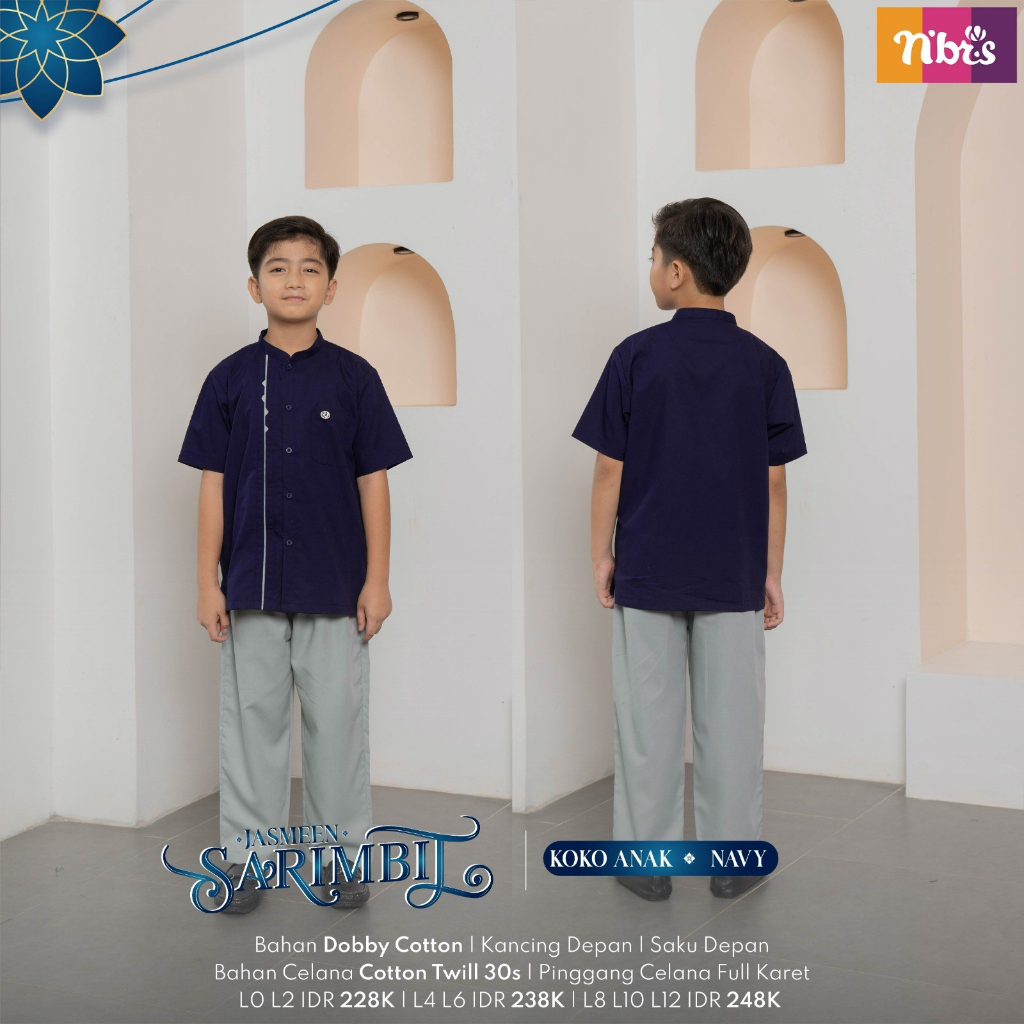 Baju Koko Anak Jasmeen by Nibras / Koko Kids / Koko Anak