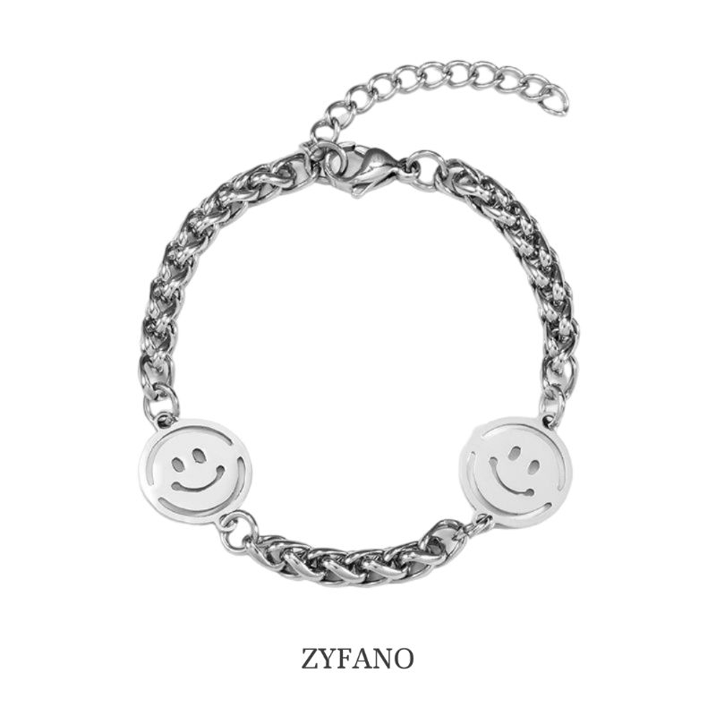 Haksmile Bracelet - Gelang Rantai Titanium Dapat Dipakai Pria Dan Wanita Gelang Rantai Titanium Pria