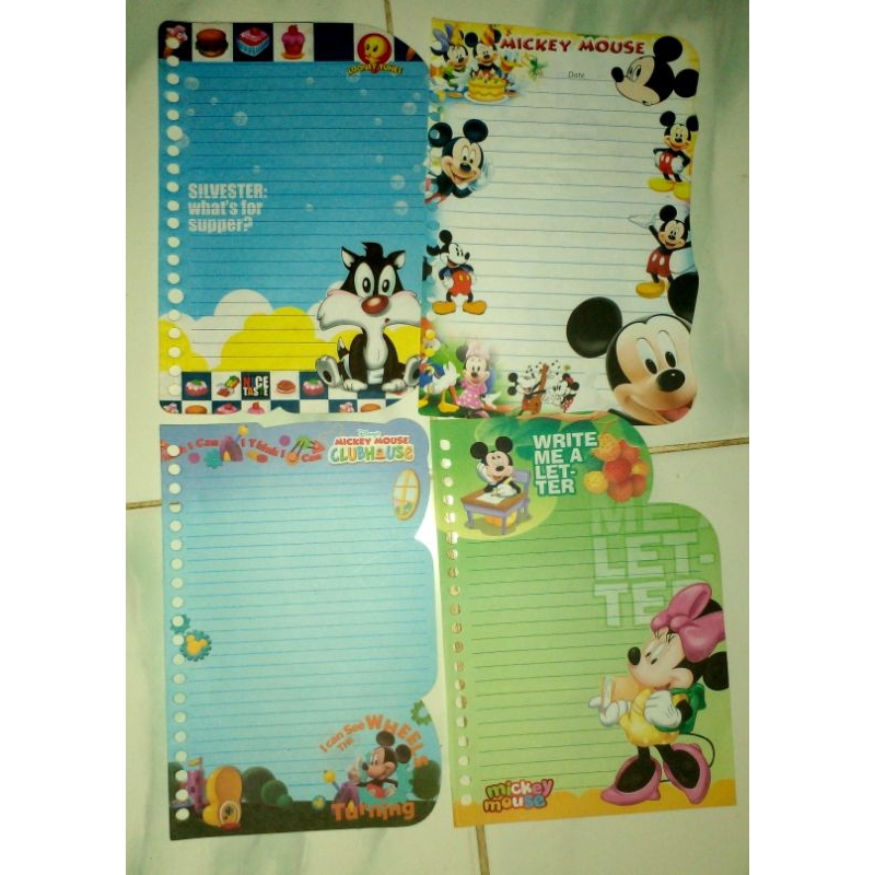 

ISI BINDER loose leaf BIASA MICKEY, MINNIE & LOONEY