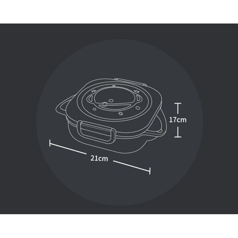 BIANCA - HK Lunch Box Stainless Anak / Kotak Makan Stainless Anak Space Series