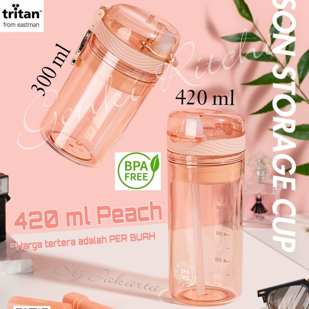 BOTOL MINUM TRITAN BPA FREE LUXURY TRITAN SHAKER KAPASITAS 420ml SB-88