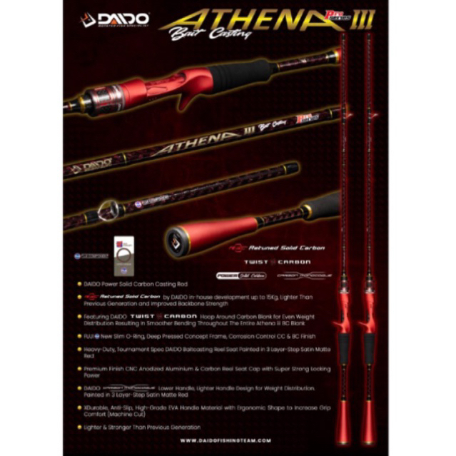 Joran Baitcasting Bc Daido Athena 3 lll Pro Series