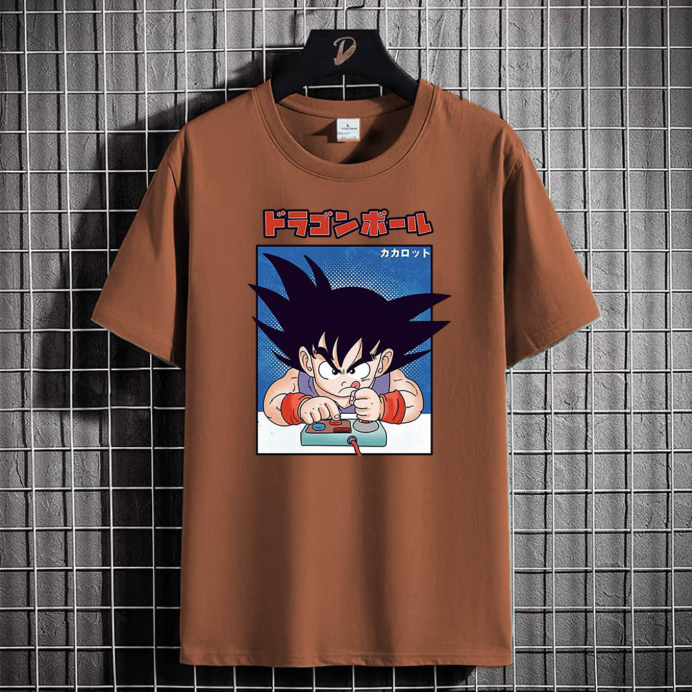 Kaos Tshirt Pria Baju PLAY GAME SONGOKU Distro Basic Lengan Pendek Cowok Kasual DTF