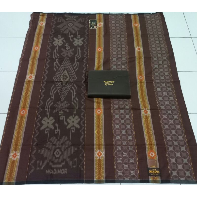 Sarung Wadimor Primer Dompet 2212 Sarung Songket Jacquard Timbul Sarung Wadimor Asli