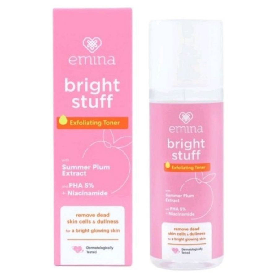 ☘️Yuri Kosmetik☘️ Emina Bright Stuff Exfoliating Toner 100ml - Toner Wajah