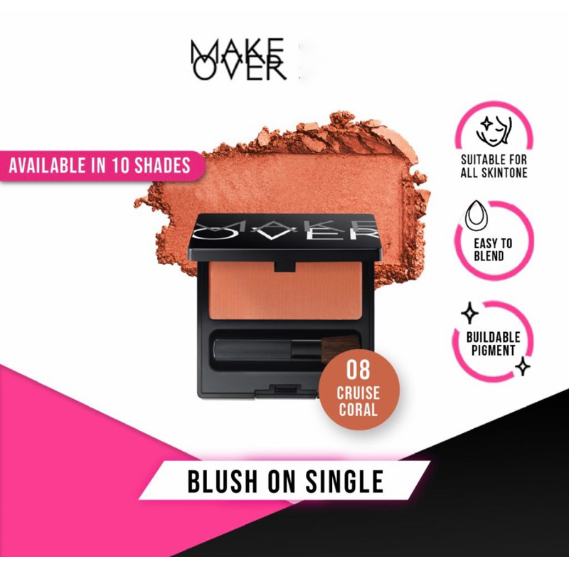 Make Over Blush On Single 6gr