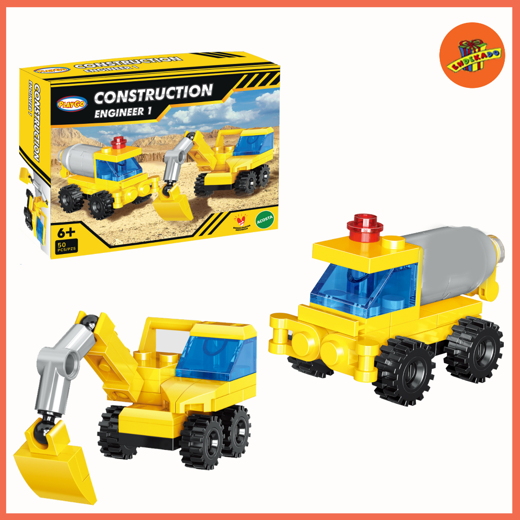 Playgo Mainan Anak Lego Mobil