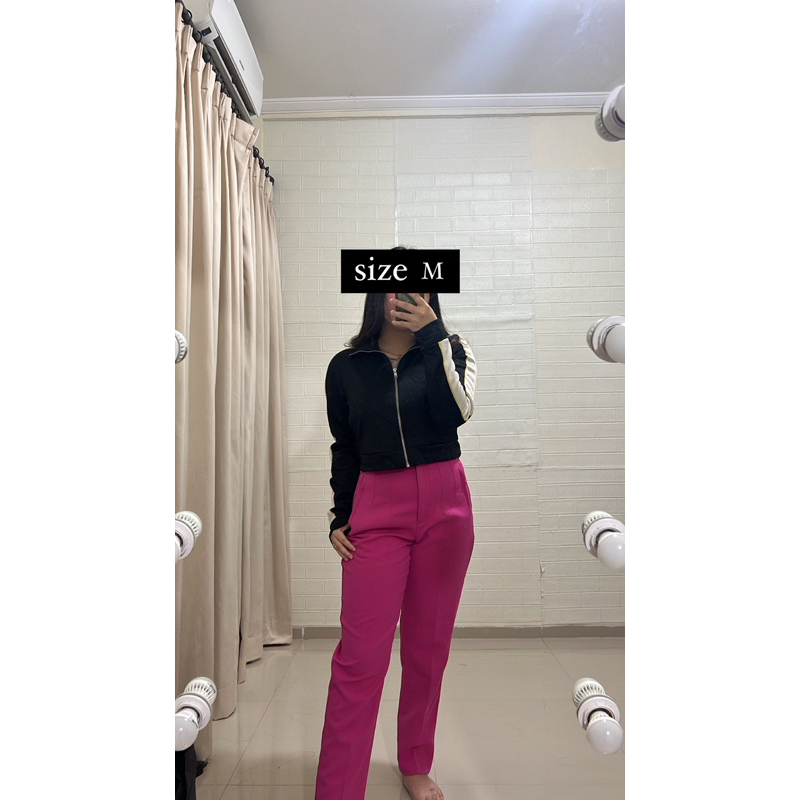 Cropped Track Jacket 2 warna