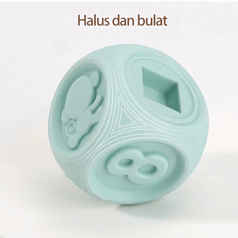 【Ibu Kanguru】Bisa COD Mini Soft Stacking Blocks Toys, Edukasi Remasan Gigi Mainan Bayi dengan Angka Hewan Bentuk Tekstur selama 6 Bulan Sampai 6 Bulan Bayi Susun Blok Bangunan Mainan Mandi Bayi 6 sampai 12 Bulan