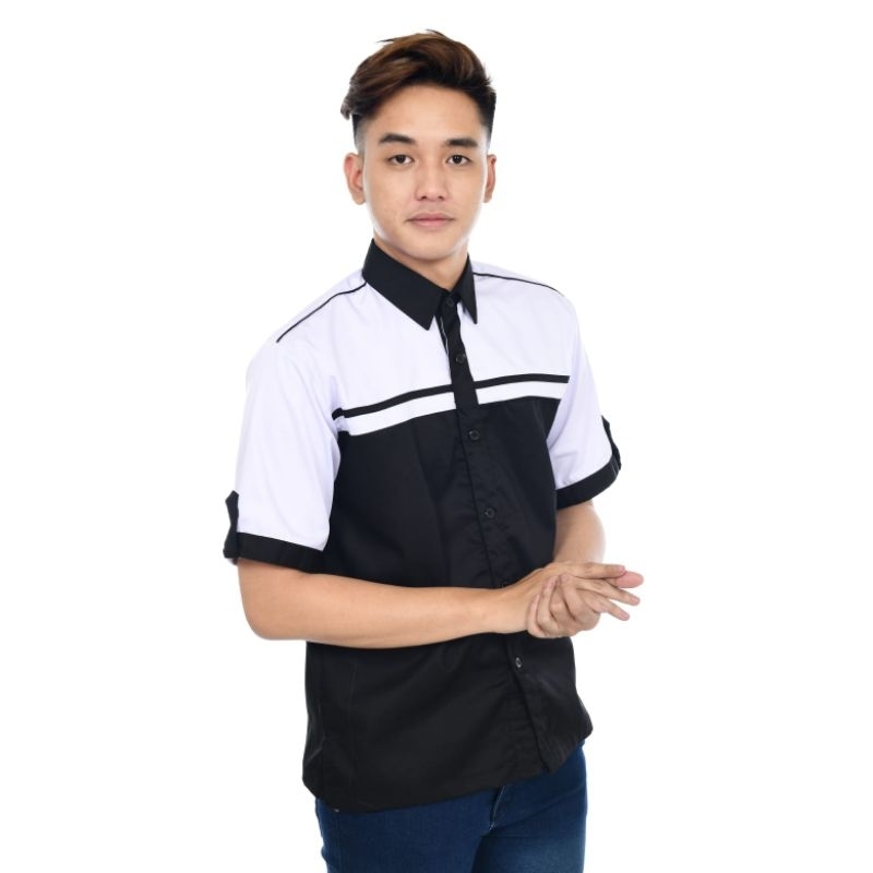 grosir custom baju kerja tambah bordir/kemeja karyawan toko/Baju karyawan kantor pabrik sekolah rumah sakit instansi pemerintah swasta/baju komunitas community