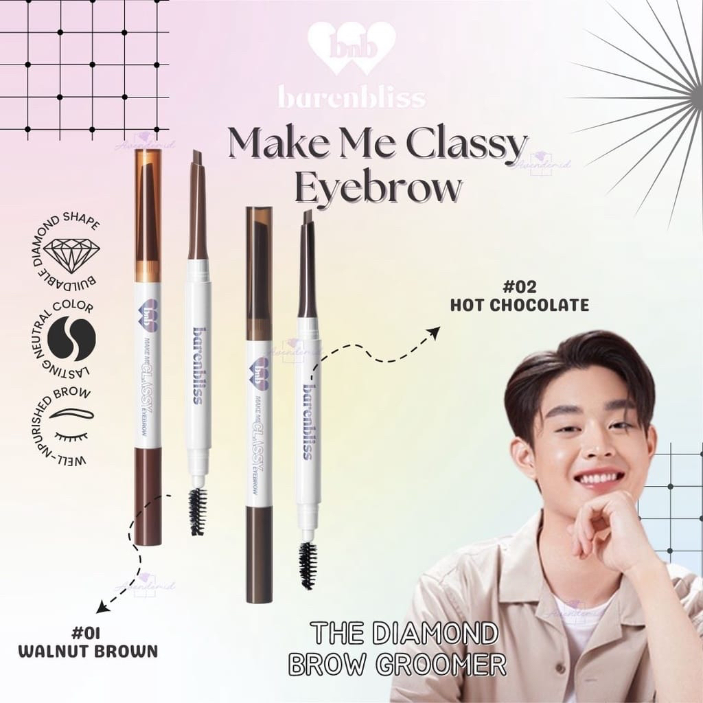 `ღ´ PHINKL `ღ´ BNB BARENBLISS make me classy eyebrow matic pensil alis KOREA kpop