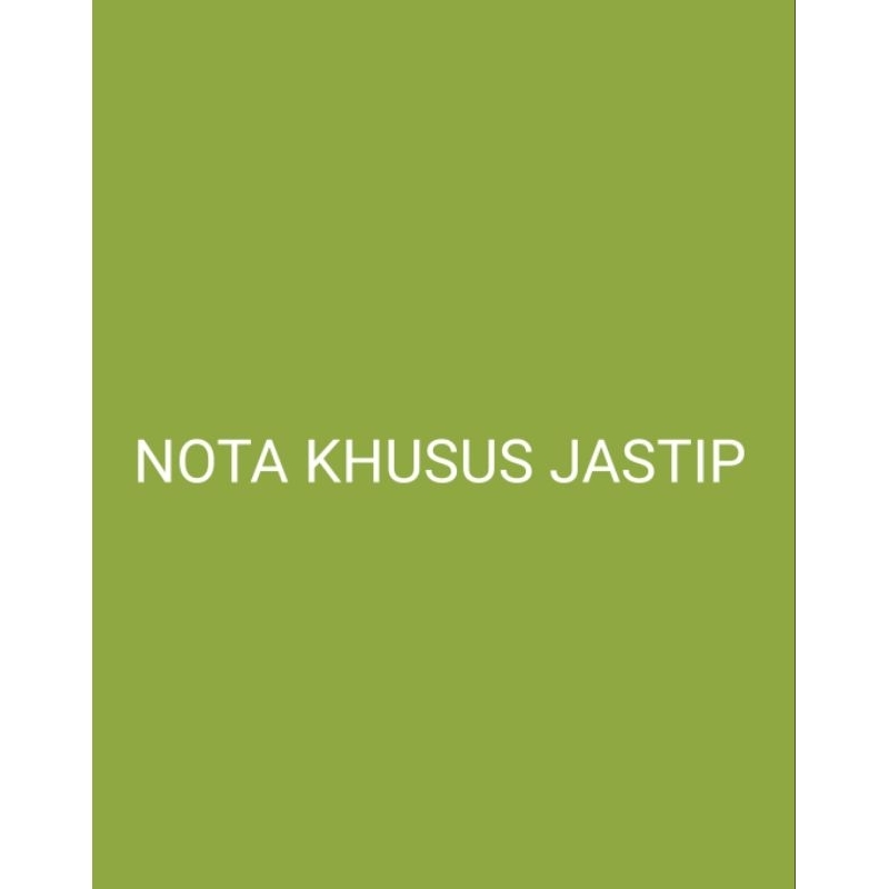 

Nota pesanan beras