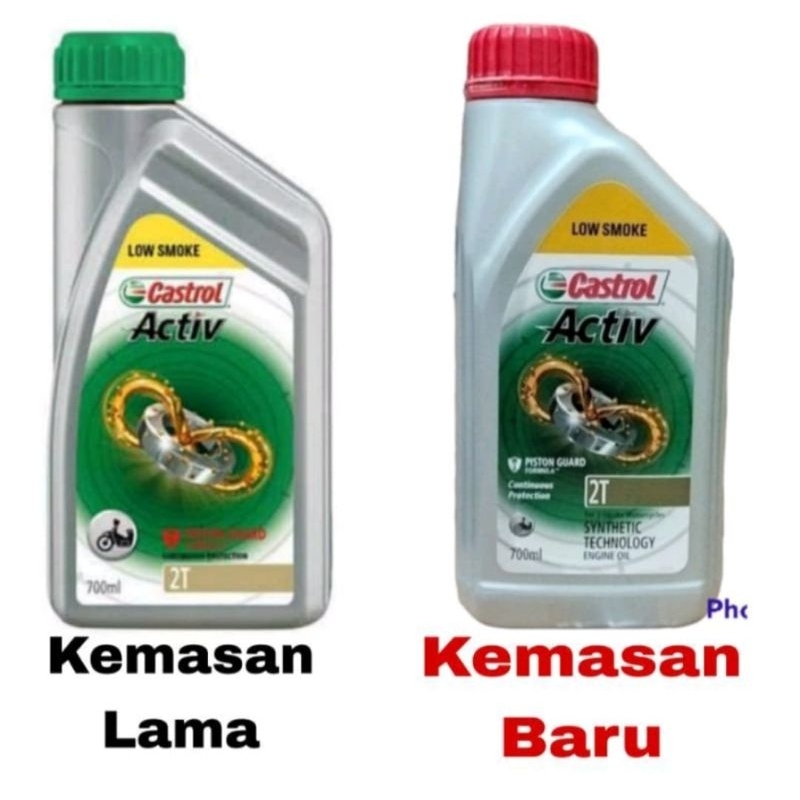BARU_ OLI CASTROL 2T OLI SAMPING CASTROL 2 TAK OLI CASTROL AKTIF 2 T