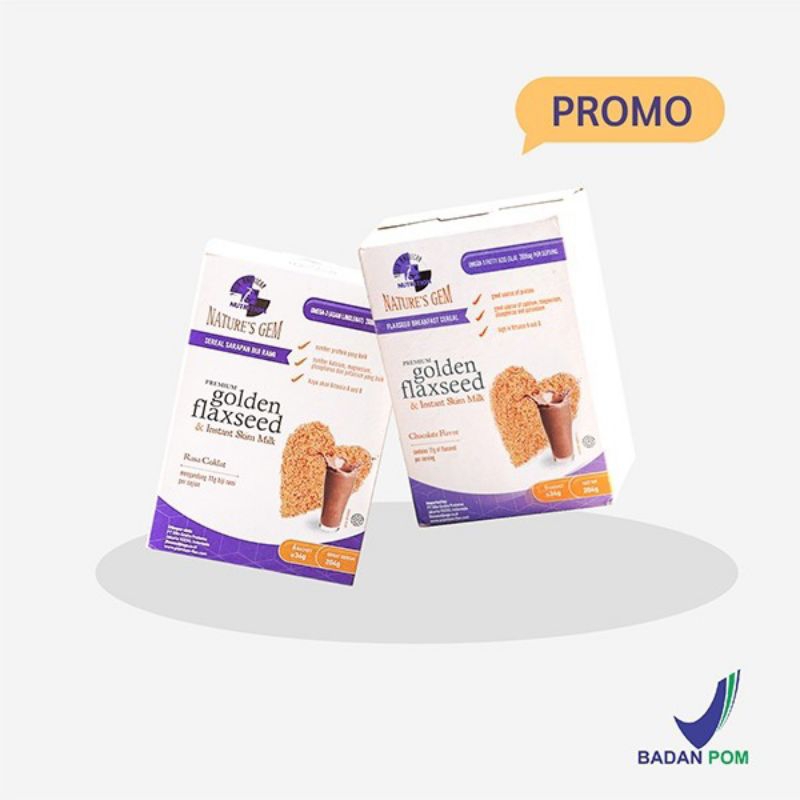 

Nature's Gem Premium Golden Flaxseed + Instant Milk (Flaxmilk) / Breakfast Flaxmilk