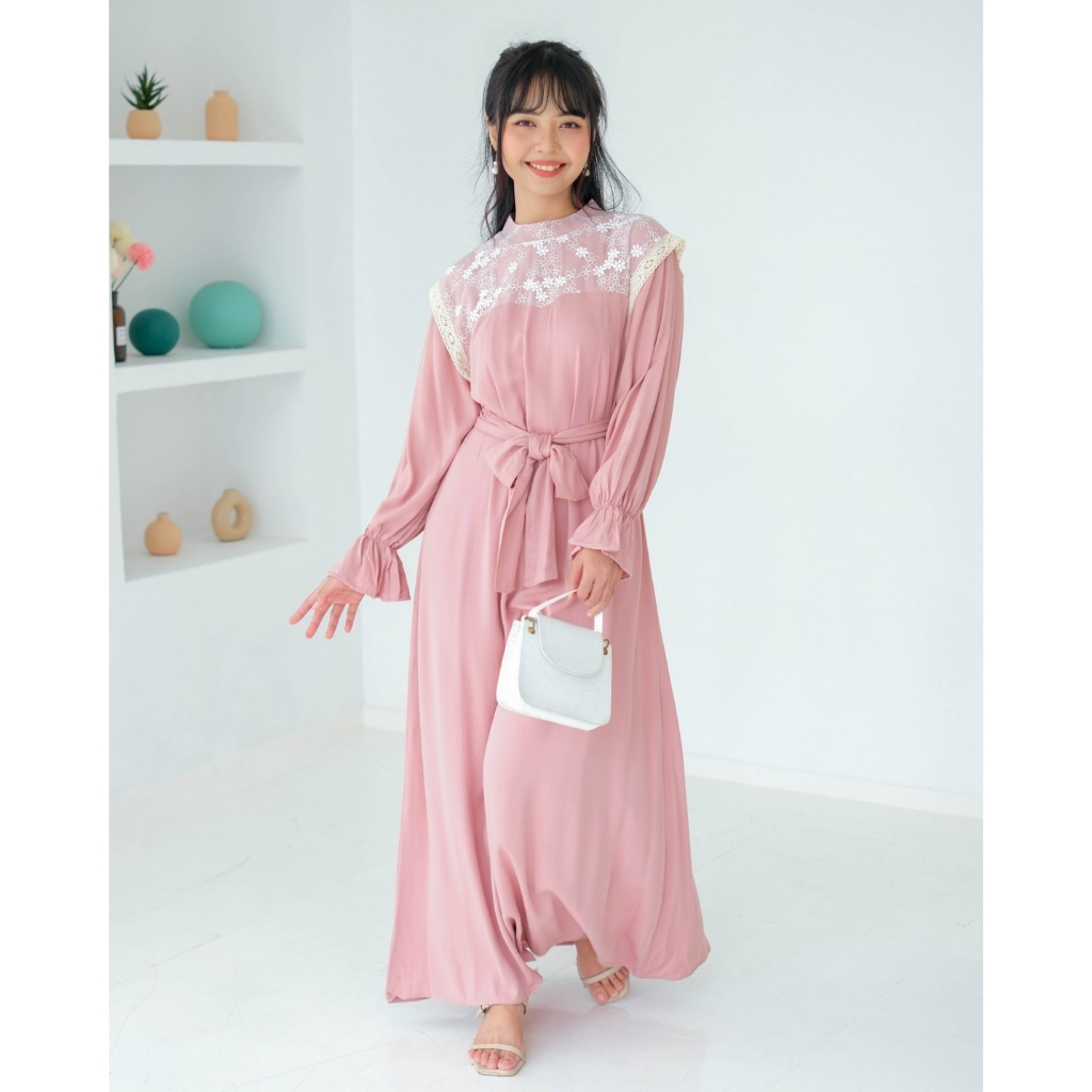 Myrubylicious ATRIA MAXI DRESS| DRESS | DRESS WANITA | DRESS BROCADE | BAJU MUSLIMAH