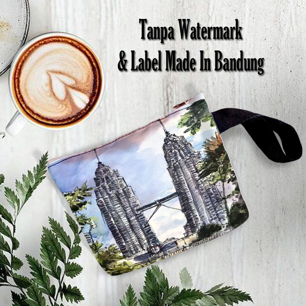 [GROSIR] Souvenir Pouch Dompet Kuala Lumpur Malaysia