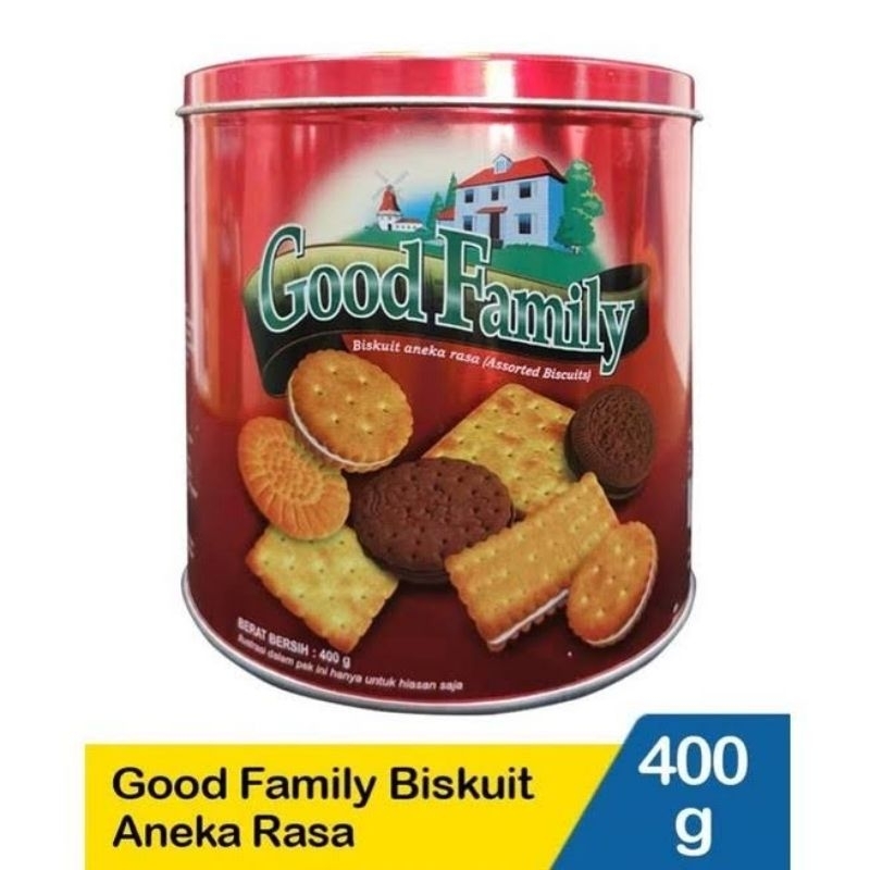 Good Family Assorted 400gr / Kue Kaleng / Biskuit