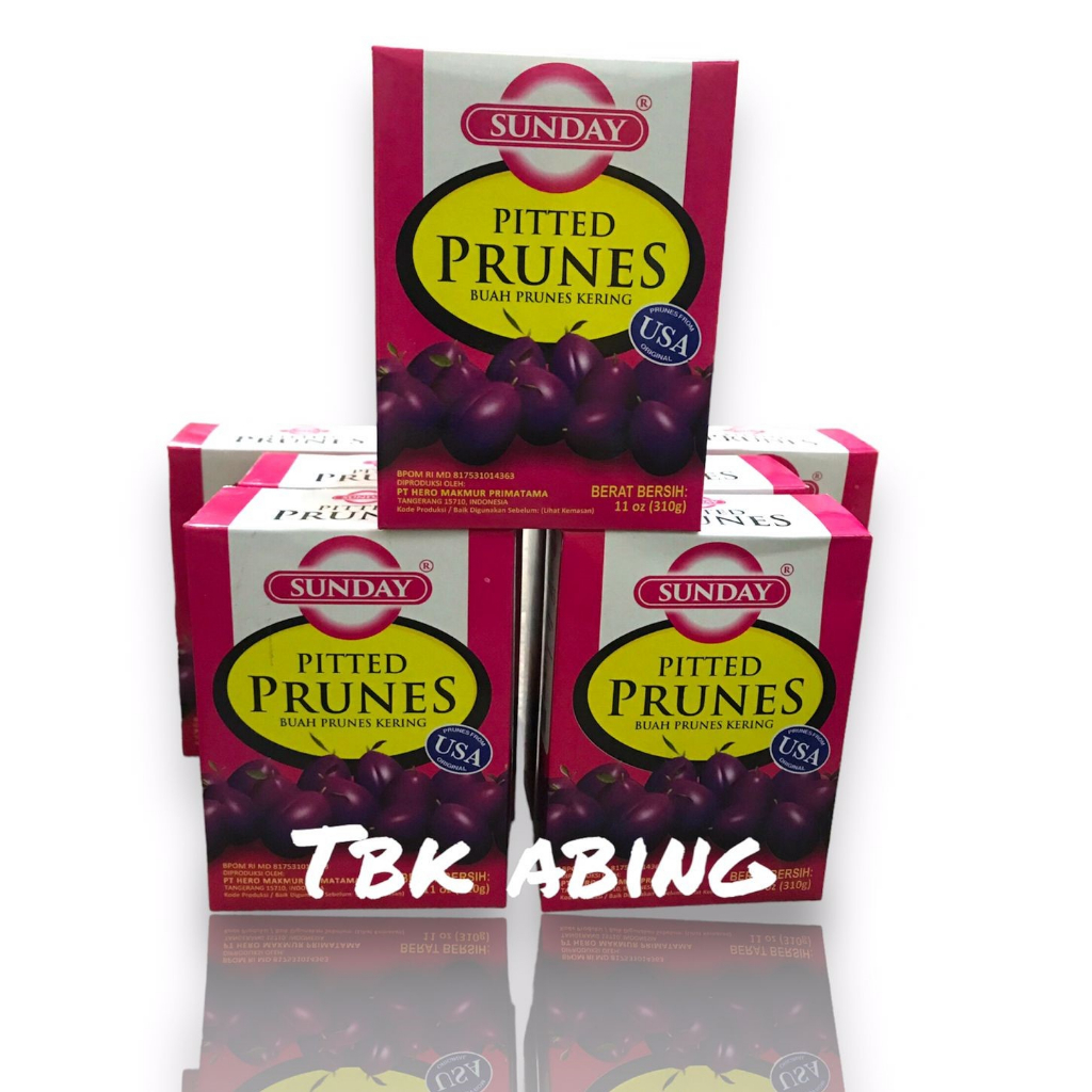 

sunday pitted prunes 310 g/ Sunday pitted Prunes / Buah Prune Kering