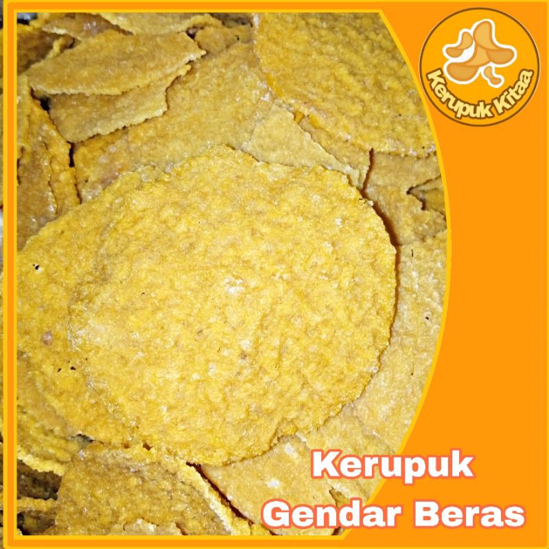 

kerupuk gendar beras