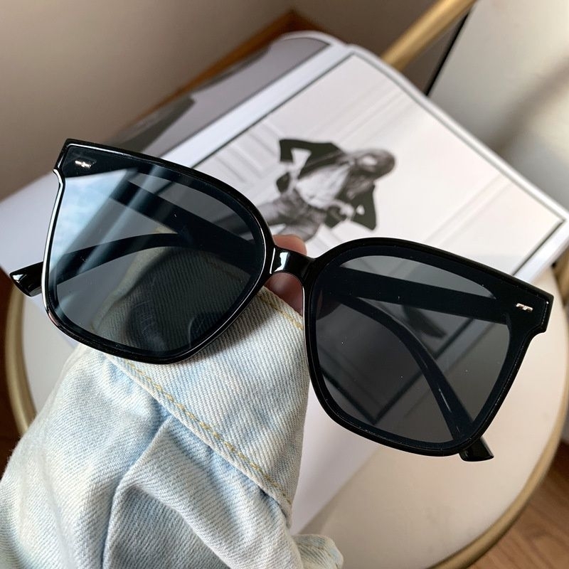 kacamata hitam kotak garis 1/ sunglasses rectangle Yuna Jennie kaca mata cewek cowok unisex