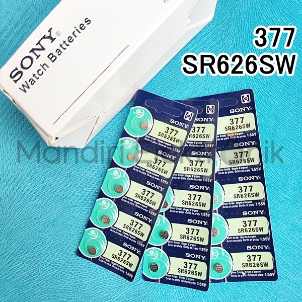Baterai Sony 377 SR626SW SR626 626 Battery Batre Jam Tangan Sony 377 Original Baterai Kancing 377 Sony