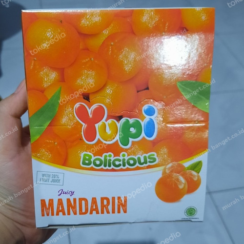 

Yupi bolicious 1box isi 24pcs / Permen jelly Yupi all varian Bolicious box