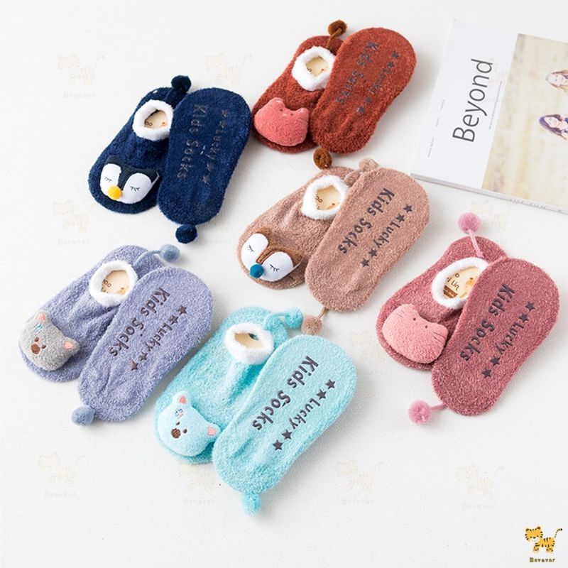 Kaos Kaki Bayi Karakter Baby Socket Anak Bulu Lembut Kaos Kaki Anak Anti Slip