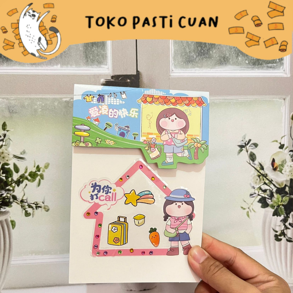 

Paket sticker LGL-9461 (isi 3 lembar stiker 1 perata 1 lembar glitter ) senmu karakter cewe senmu sticker lucu imut lakban keren elegan fancy atk imut bisa COD termurah import