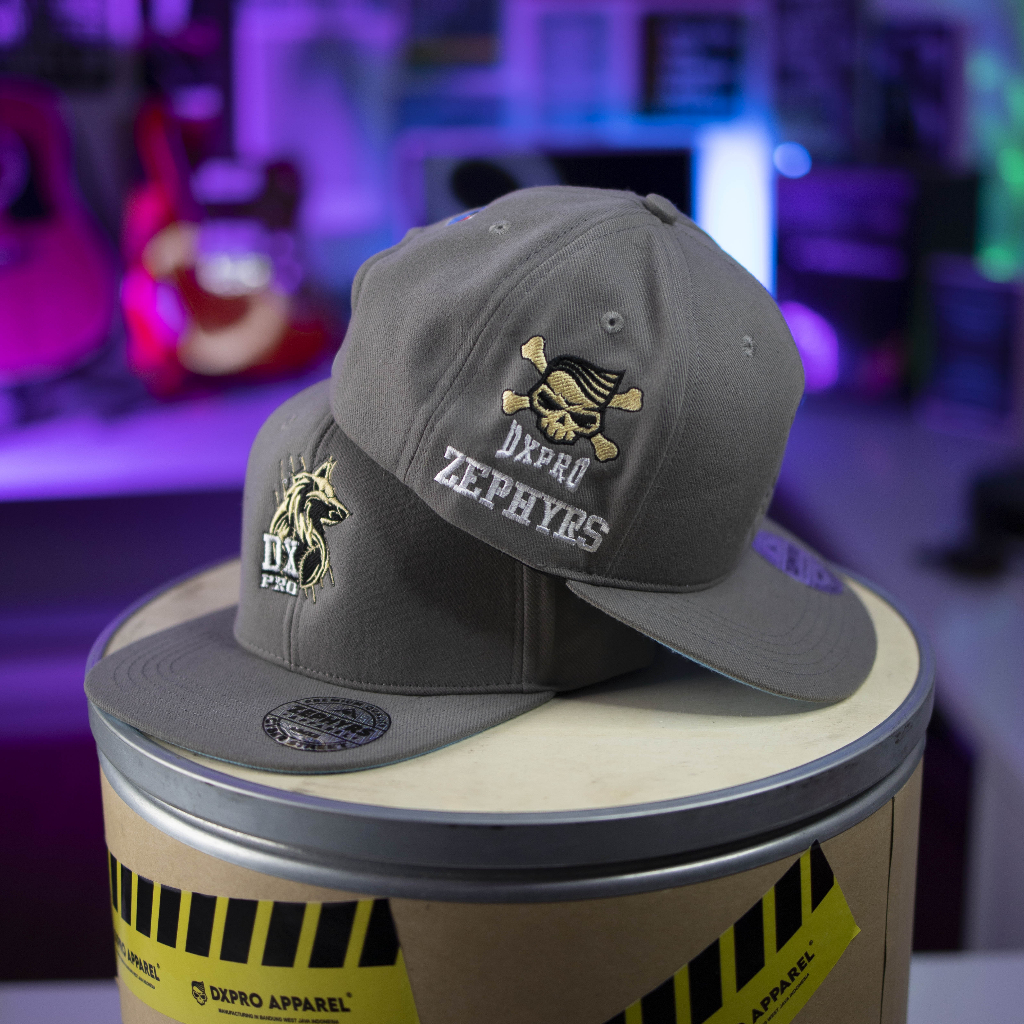 TOPI SNAPBACK ORIGINAL DXPRO APPAREL GREY