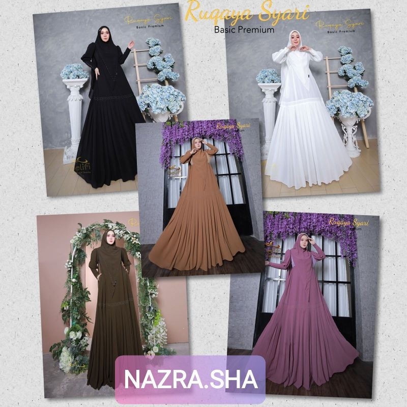 RUQAYA SYARI VOL 5 Gamis Syari original By BELIFI.