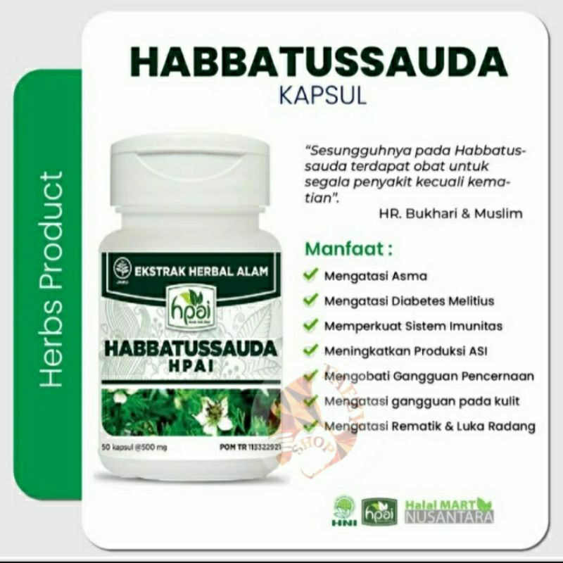 Habbatussauda Kapsul HNI HPAI